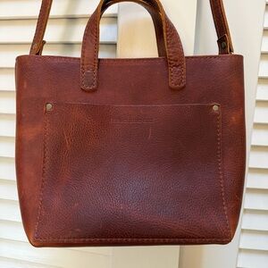 Portland leather mini tote